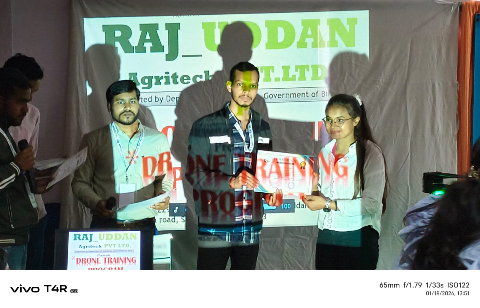 Certificate distribution ceremony
